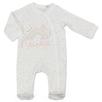 M15935: Baby "Newbie" Cotton Sleepsuit (NB-3 Months)